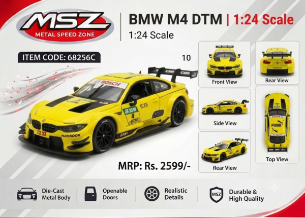 BMW M4 DTM 1:24 Scale Item Code:68256C