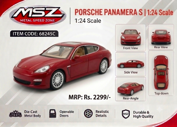 Porsche Panamera S 1:24 Scale Item Code: 68245C