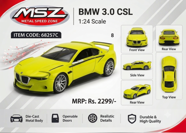 BMW 3.0 CSL 1:24 Scale Item Code: 68257C